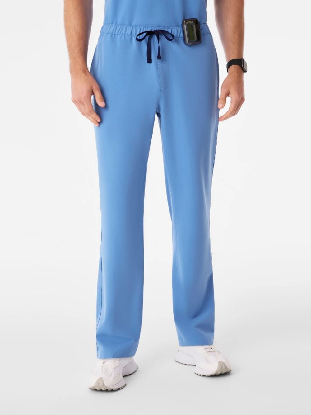 Figs Men's Pisco Straight-Leg Scrub Pant in Ceil Blue Size XL Tall